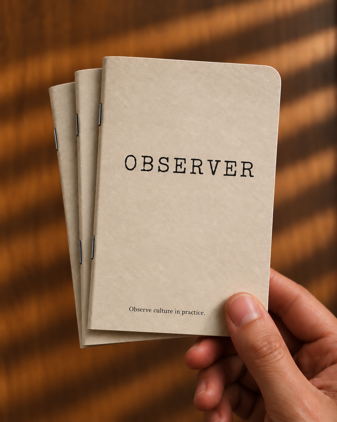 Observer Pocket Book — set of three cream covers